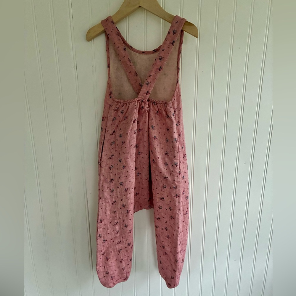 Boy + Girl Pink Floral Romper - Picture 6 of 13